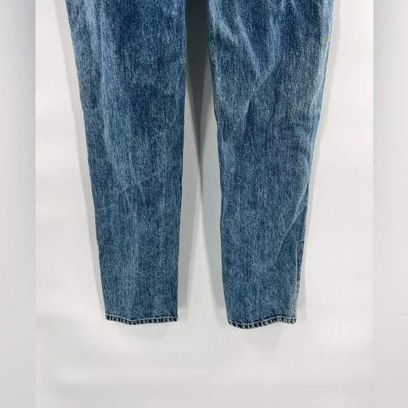 Rivet & Thread blue jeans straight leg size 25 button front - Picture 5 of 12